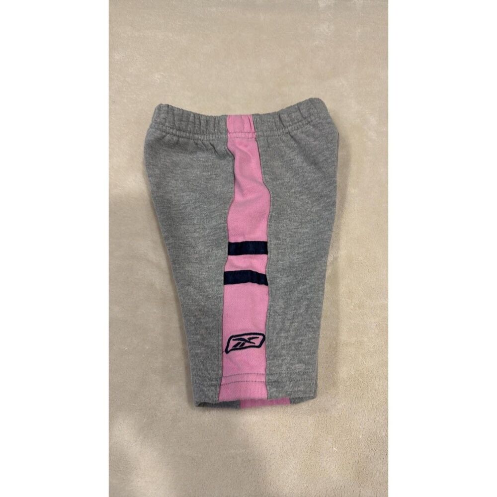 Reebok Baby pants Gray and Pink Size 3-6 Months